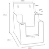 Taymar Two Tier Dispenser for A5 Leaflets and Brochures(Pack of