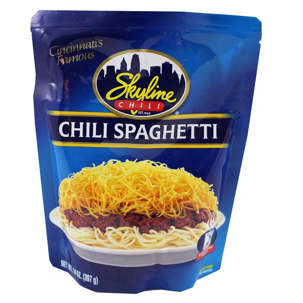 Skyline Chili Spaghetti, 14oz Microwavable Pouch