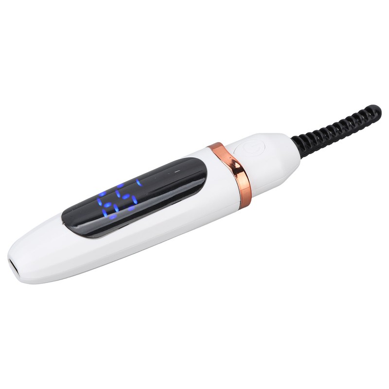 Heated Eyelash Curlers Long Lasting Curling Digital Display Temperature Fast