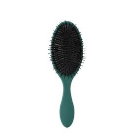 Hair Brush, Boar Bristle Detangling Brush for All Hair Types, Air Cushion Scalp Massage Pain-Free Styling Comb For Women Girls (Green)