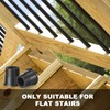 Pangda 50 Pcs Plastic Baluster Connectors for 3/4" Od Round