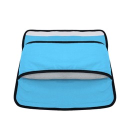 Seat Belt Cover Seat Belt Pillow Set of 2 Kids Seat Belt Pillow Cover Kids Travel Supplies Cervical Protection (Blue, Pink)