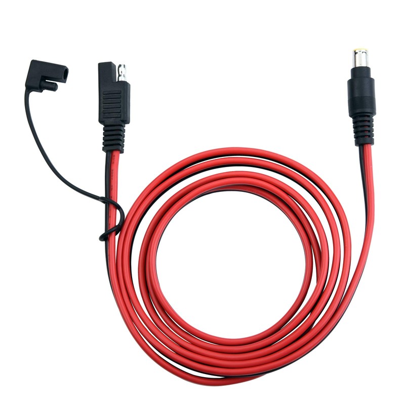 DC 8mm Male to SAE Connector Adapter 14 Gauge Cable