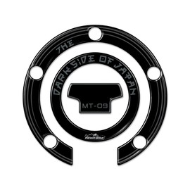 Resin Bike Motorcycle 3D Stickers Compatible with Yamaha MT-09 2022. Tank Cap Protection from Impact and Scratches. Motorcycle Resin Stickers - Made in Italy