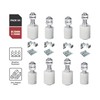 DOJA Industrial | Nylon Sliding Castors | 25 mm x
