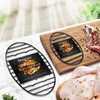 DIMESHY Roasting Rack, Black with Integrated Feet, Enamel Finished, Nonstick,