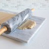 Fox Run Marble Rolling Pin with Wooden Base, 10-Inch Barrel,