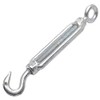 Merriway BH04225 (3 Pcs) Turnbuckle Strainer Hook to Eye Wire