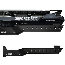 EZDIY-FAB GPU Holder Brace Graphics Card GPU Support Video Card Holder Bracket, Video Card Sag Holder/Holster Bracket Support RX6700,RTX3090- 309EZ-Black