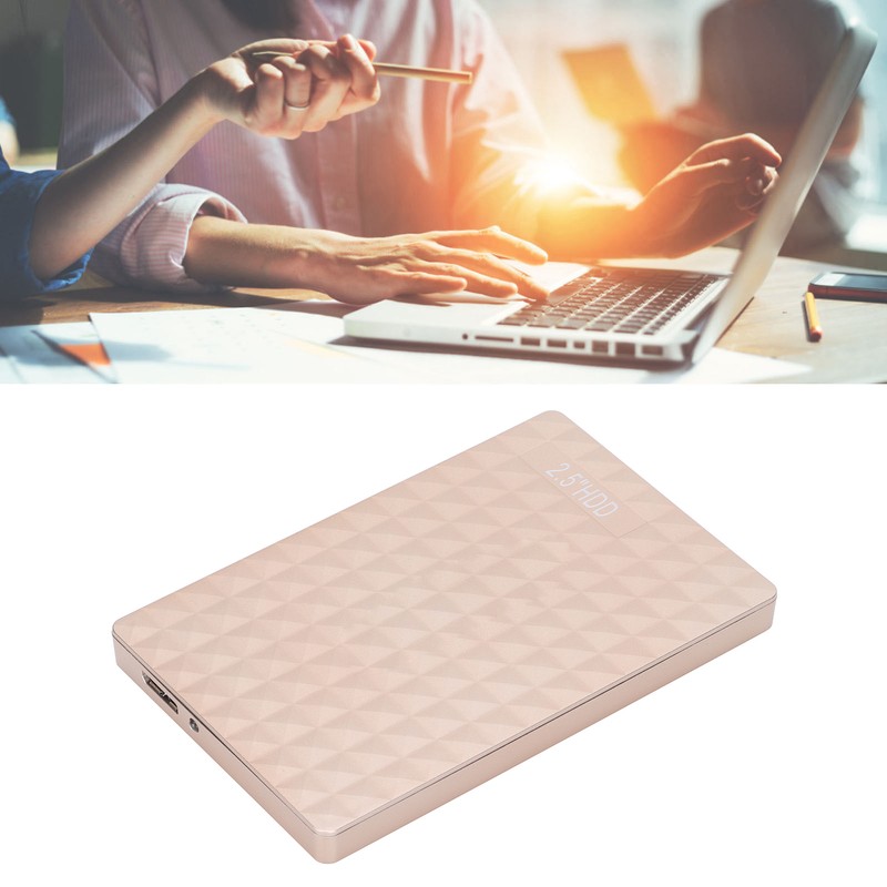 BU KING External Drive 2.5in YD0024 Golden Mobile Hard Disk