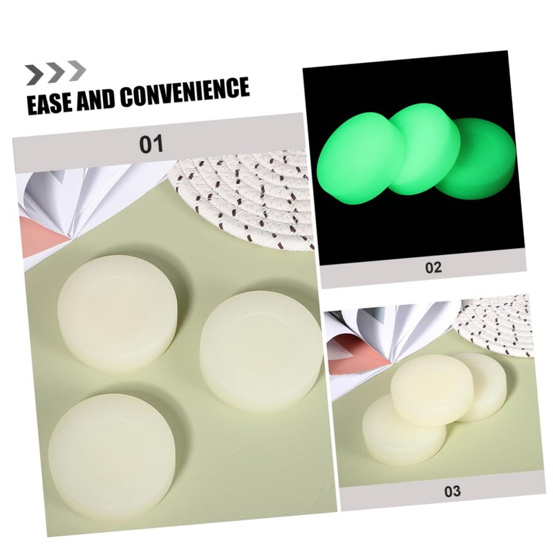 OHPHCALL Hockey Pucks 10pcs Hockey Glow Goal in Dark Indoor