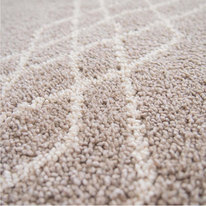 Fluffy and Fluffy Texture Toilet Mat, 23.6 x 23.6 inches