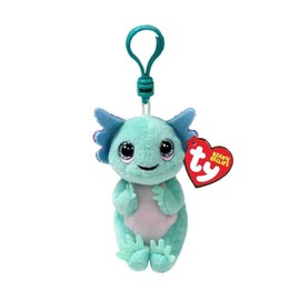 TY Key Clip Alex The Axolotl Childrens Mini Detachable Soft Plush