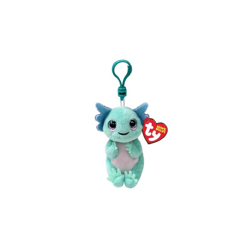 TY Key Clip Alex The Axolotl Childrens Mini Detachable Soft
