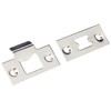Carlisle Brass TLE5025NP TLE Bolt-Through Mortice Latch Tubular, Polished Nickel,