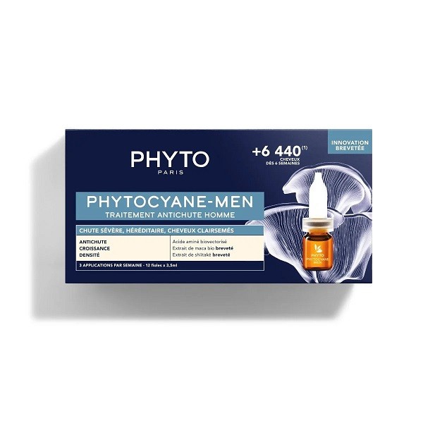 Phyto Phytocyane Anti-Hair Loss Treatment for Men 12×3,5ml