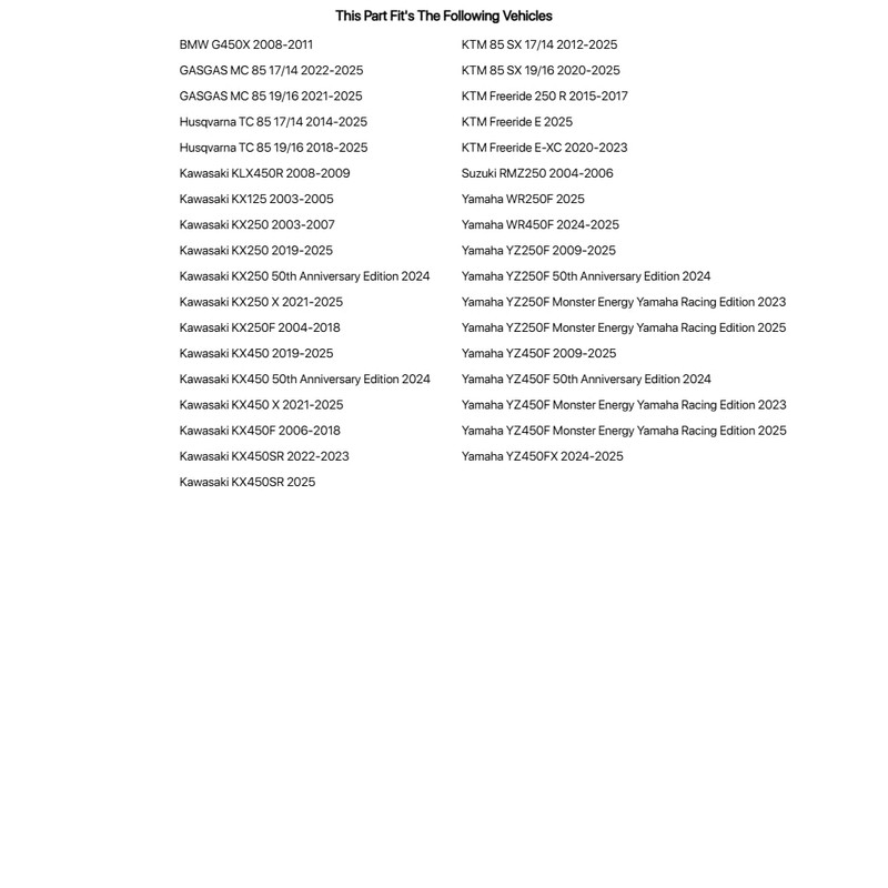 TUSK Wheel Bearing and Seal Kit Rear for Kawasaki KX250