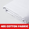 30 pcs White Cotton Fabric Squares, 9 x 9 Inches