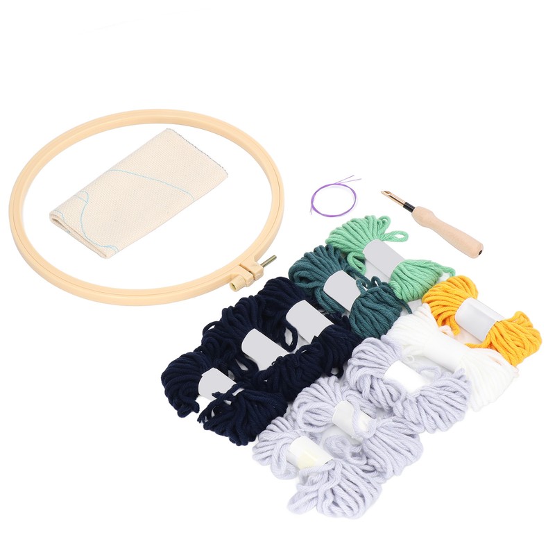 Punch Needle Embroidery Kits Exercise Patience Reusable Embroidery Punch Needle