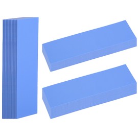 30 Pcs 2.6 * 0.8 Inches Silicone Thermal Pad Reusable CPU Thermal Pad Heat Resistant Conductive Silicone Pads Non Conductive Heat Resistance Cover for Laptop Heatsink CPU GPU LED Cooler