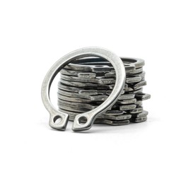 Hippo Hardware 6mm External Circlips Retaining Rings Snap Circlip A2 Stainless Steel DIN471 (Pack of 100)
