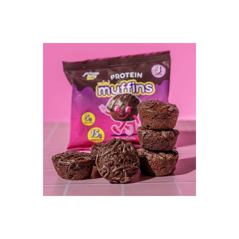 Chocolate Fudge Prime Bites Protein Mini Muffins - 15g Protein,