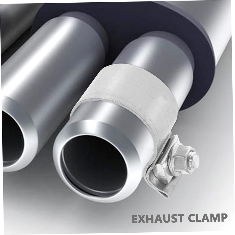ULTECHNOVO Stainless Steel Exhaust Clamp Heavy Duty 2-inch Pipe Clamp