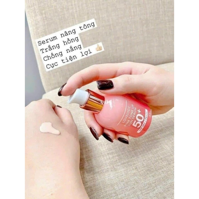 LovelyCC CELLAPY Pink Tone Up Ampoule TC SPF50+/PA+++ 30g Tone