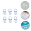 CORHAD 150 pcs Mini Clear Pacifiers Acrylic Pacifiers for Shower