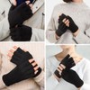 Fingerless Gloves For Womens Black Fingerless Gloves Men Half FingerGloves