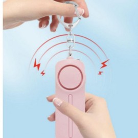 Portable Personal Safety Alarm for Women and Children Alarm Whistle Black