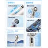 【2025夏新設計】携帯扇風機 ハンディファン 手持ち 卓上け 首掛け 冷却プレート搭載 接触冷感 100段階風力調節 LED表示 6000mAh