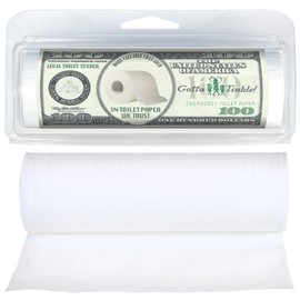 Premium Mini Toilet Paper Rolls for Travel | Travel-Size | Convenient Plastic Dispensers | Toilet Paper Shortage Humor (3-Pack) (049 Toilet Tender)