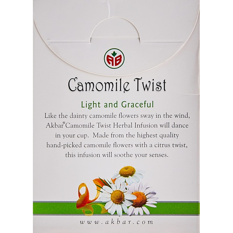 Akbar Chamomile Tea (Chamomile Twist Premium Quality Herbal Tea, 20