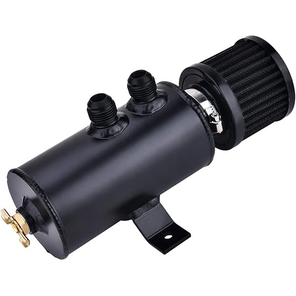 EVIL ENERGY 10AN Baffled Oil Catch Can,Oil Breather Tank with