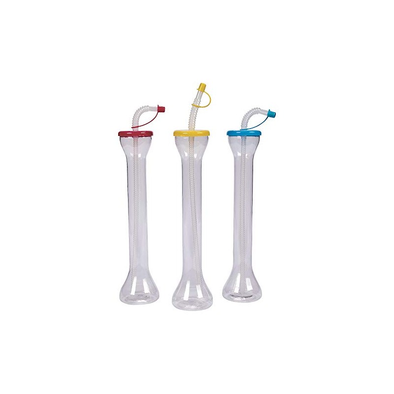 Fun Express ASSORTED YARD DRINKING GLASSES - Party Supplies -