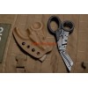 GripGirlSupply Custom Kydex Coyote Holster for SOG Para Trauma Shears