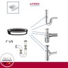 Schläfer | 189610 Sink Siphon Seals Kitchen Sink Hydraulic Seal