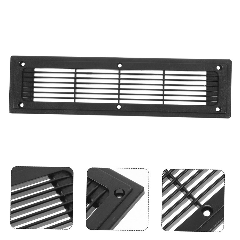TEHAUX Rectangle Louvered Air Vent Cover for Rv Central Air