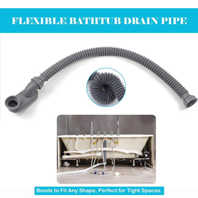 1 1/2 Inch Tub Drain Kit with Low Profile P