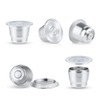 RECAFIMIL Reusable Compatible Capsule for Nespresso Machines Stainless Steel Refillable