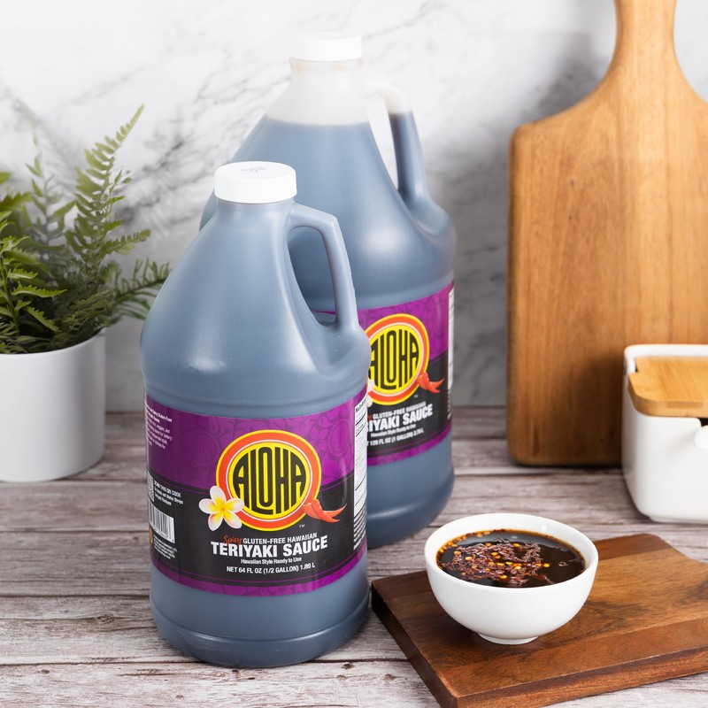 Aloha Shoyu - Spicy Gluten-Free Hawaiian Teriyaki Sauce - 1/2
