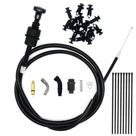 17950-HN5-671 Choke Cable for Honda Rancher 350 TRX350 TRX350FM TRX350FE 2000-2006 Fourtrax 300 350, Foreman 400 ATV 4 Wheeler Quad with Starter Valve Plunger Kit