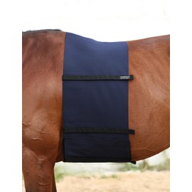 Harrison Howard Horse Belly Guard Body Bandage Wrap Spur Mark Protector Belly Cover Skin Guard Navy M