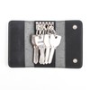 Remma Key Case, Paz Pass, Trifold, 5 Hooks, Genuine Leather,