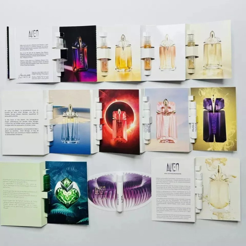 Mugler ALIEN & ANGEL Perfume Collection Sample Spray Vial 20pc