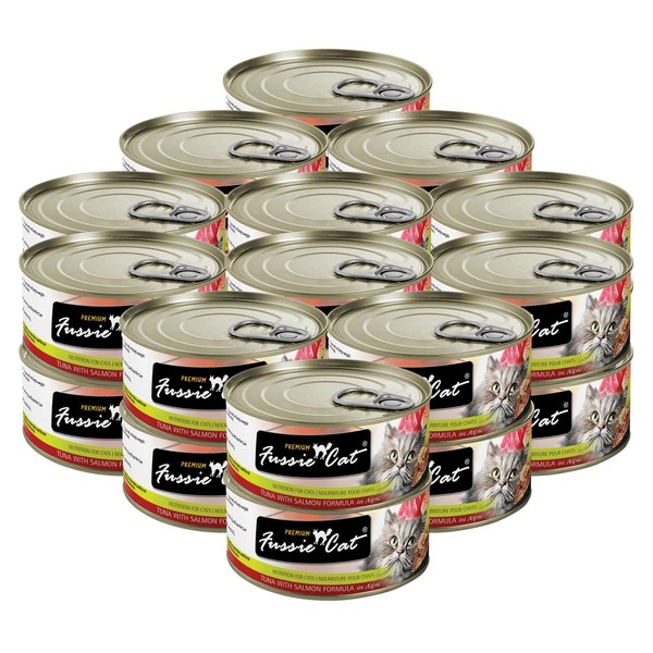 Fussie Cat Premium Tuna & Salmon in Aspic Grain-Free Wet