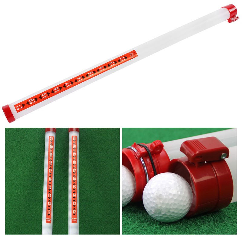 Golf Practice Ball Pick up Tube Retriever Storing Stick 21