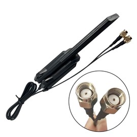 HSSDTECH Replacement for ASUS Z390 Z490 X570/ X99 PRO Z87 Deluxe Z97 Deluxe 2T2R Dual Band WiFi Moving Antenna 2HEAD,Motherboard Card Wireless Network Router Laptop WiFi 6E Antenna 2.4G/5G/ 6G