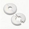 1 Inch Split Wall Flange Escutcheon Plate (2 Pack), Self-Adhesive